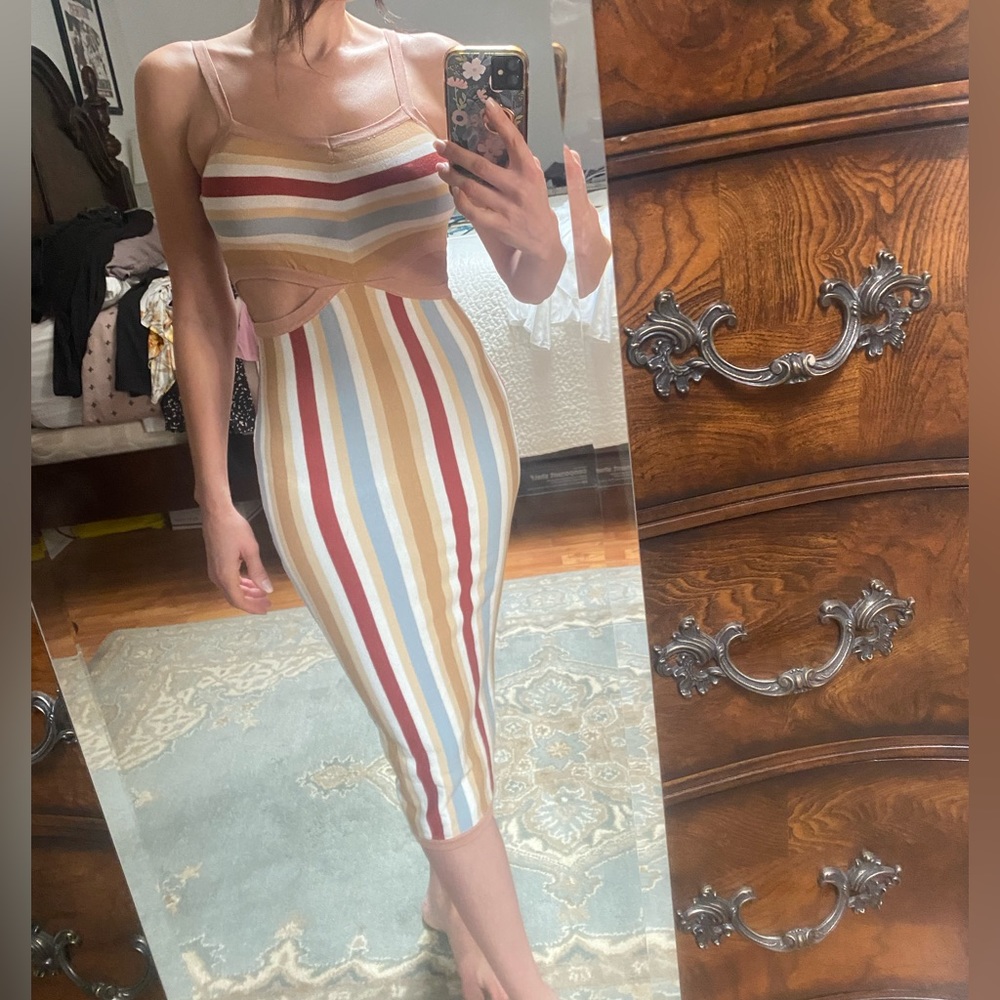 Stripped Vici Dress